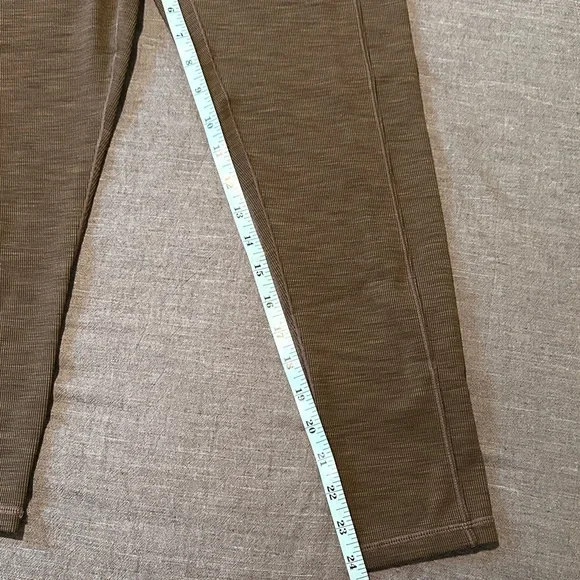 Prana Women’s Becksa Ribbed Brown Leggings with Pockets - Picture 5 of 7